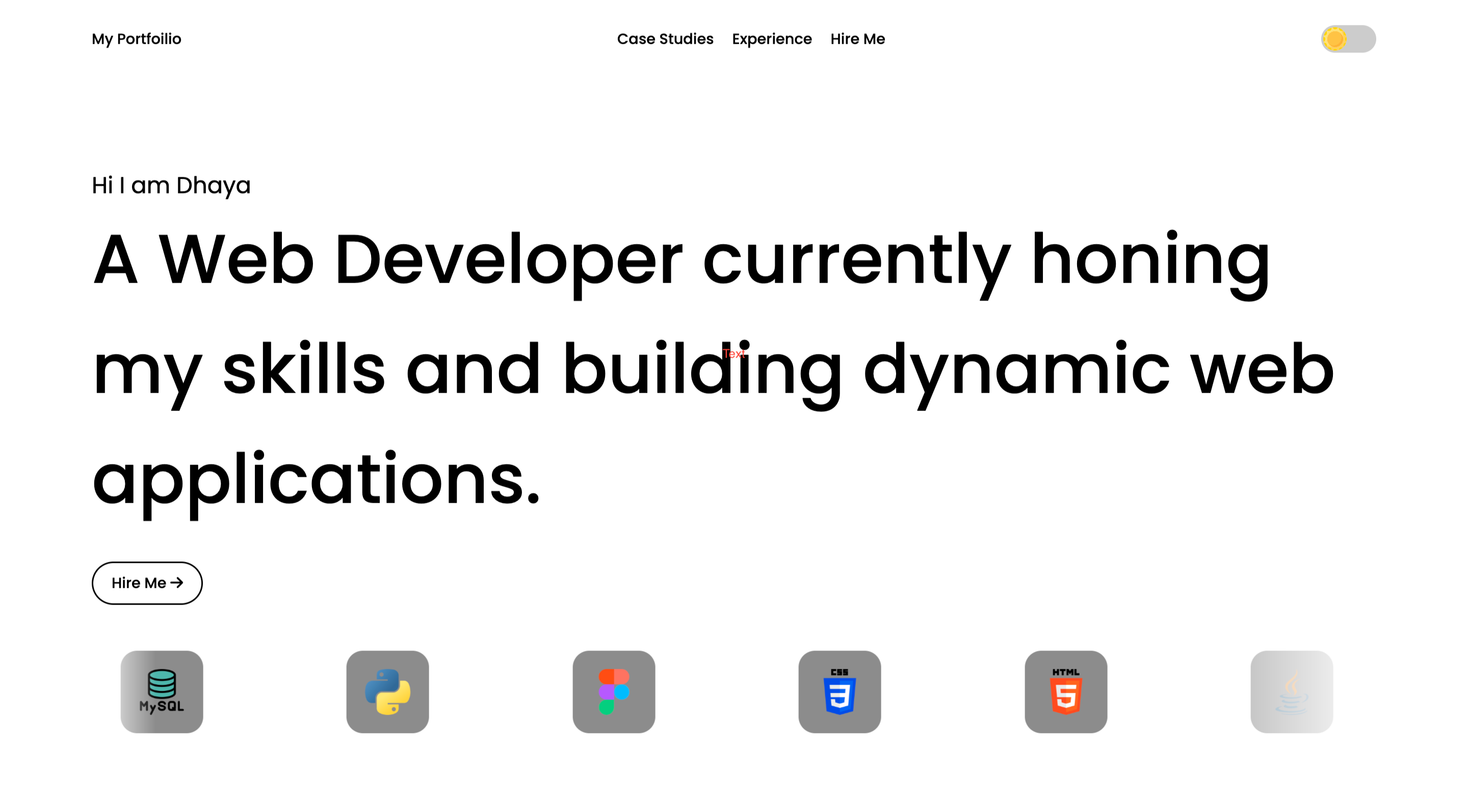 Portfolio Website